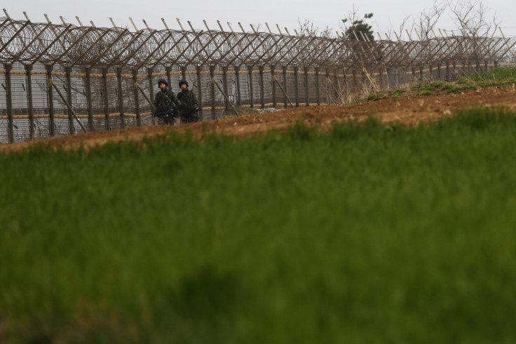 South Korean marines patrol the country's border with North Korea. (Reuters)