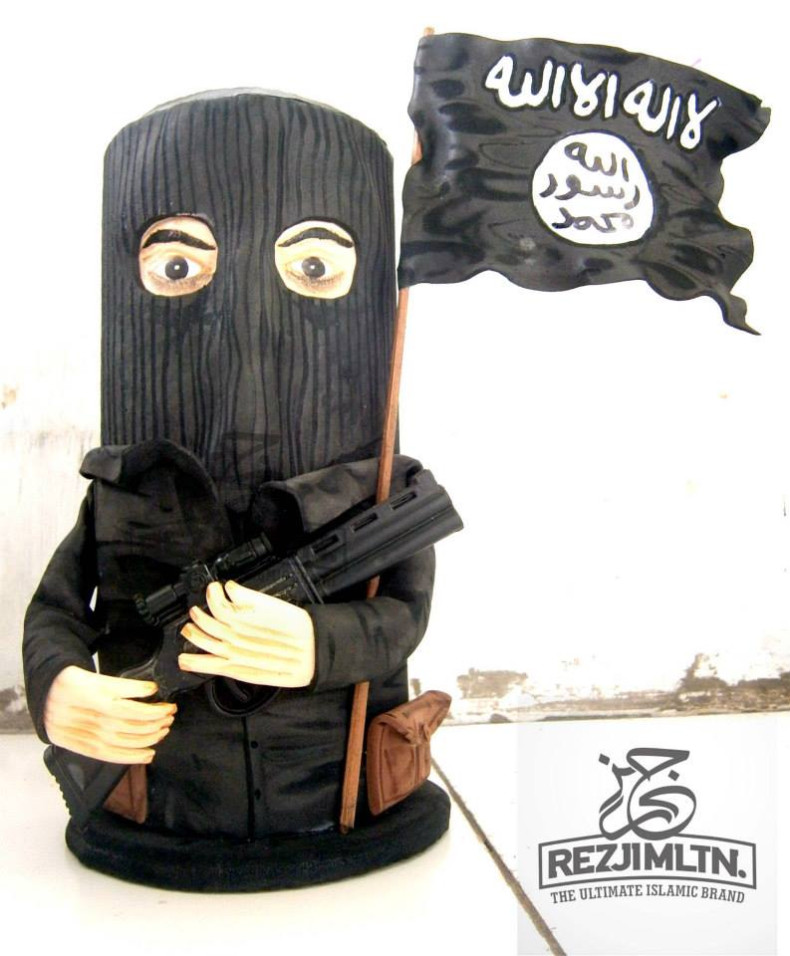 ISIS figurine, sold by ReziMLTN, 'The Ultimate Islamic Brand', according to its homepage. (Facebook)