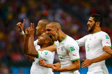 world cup goal celebration algeria
