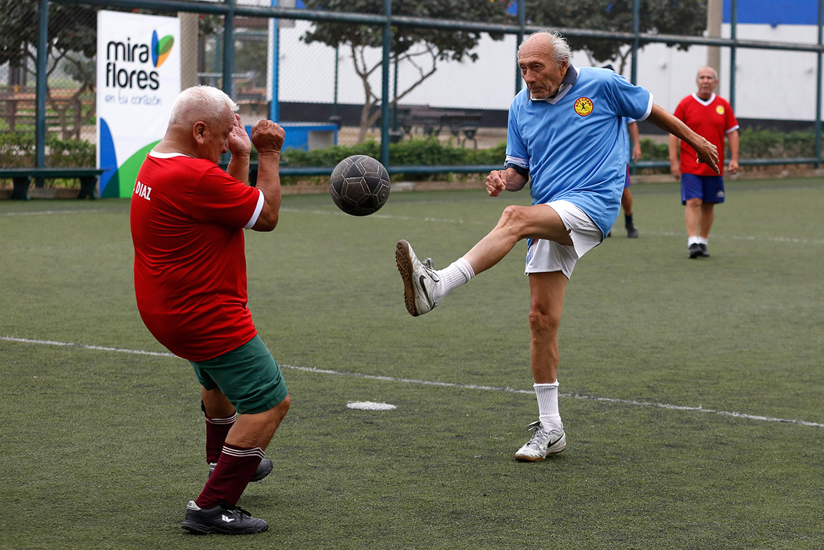 elderly football