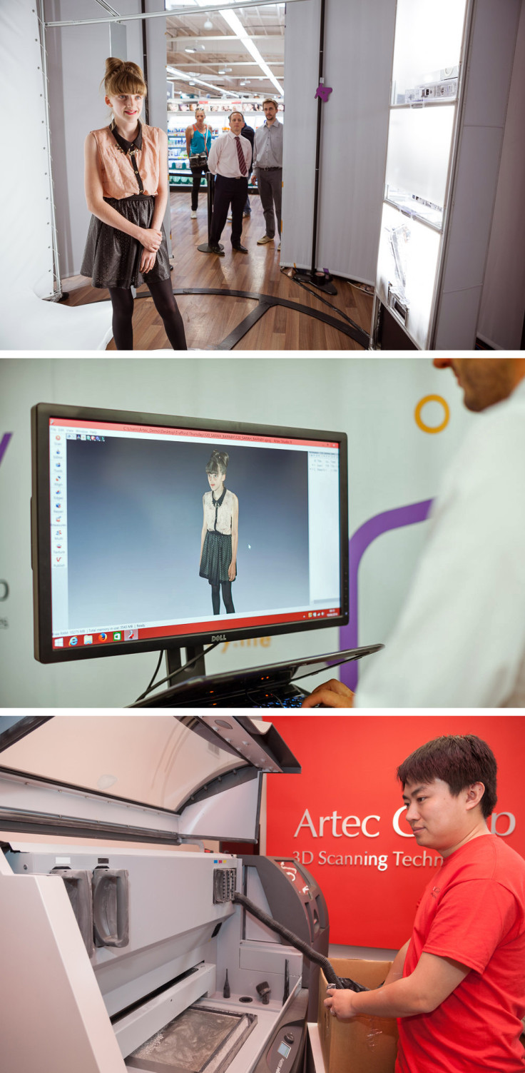 The 3D scanning process