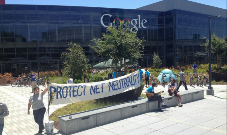 Occupy Google Protestors Arrested Defending Net Neutrality