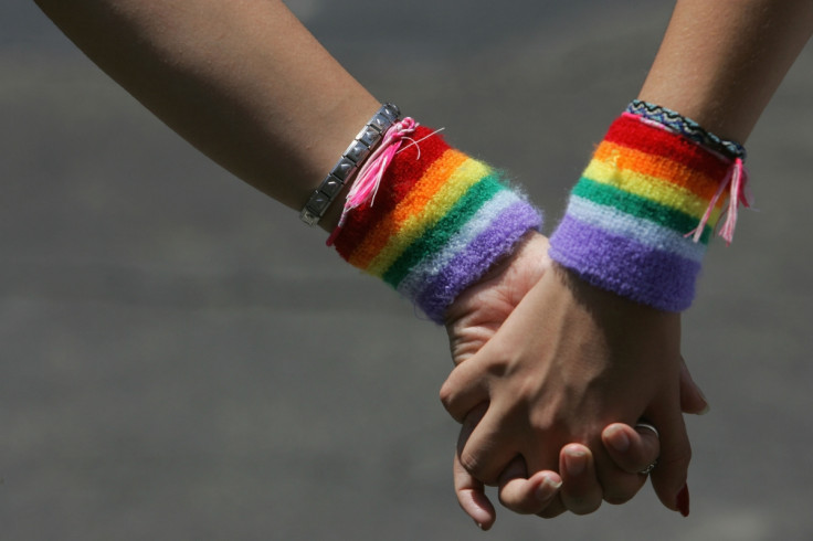 LGBT holding hands