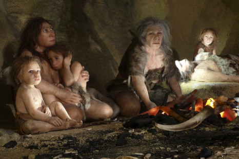 Neanderthals eating