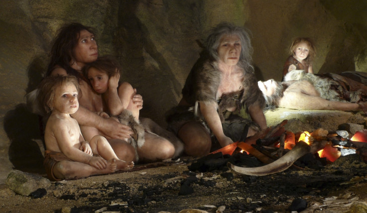 Neanderthals eating