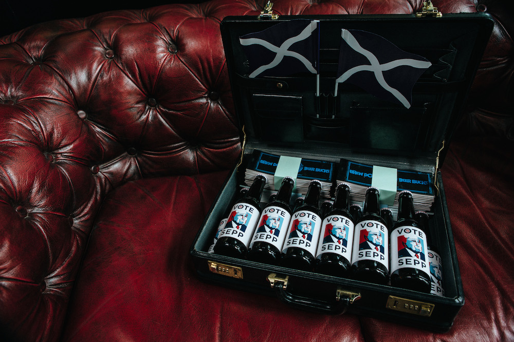 BrewDog 'Bribing FIFA President into Letting Scotland Host World Cup 2022' with 'Vote Seep' Beer BrewDog 'Bribing FIFA President into Letting Scotland Host World Cup 2022' with 'Vote Seep' Beer