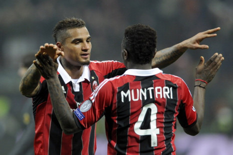 Kevin Prince-Boateng and Sulley Muntari