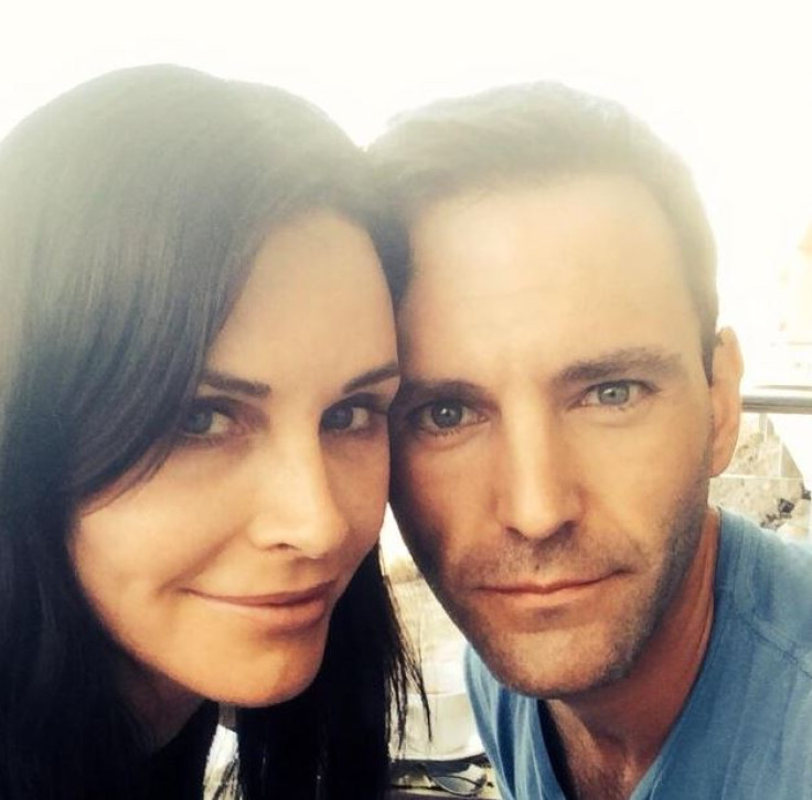 Courteney Cox confirmed her engagement to Johnny McDaid on Twitter.