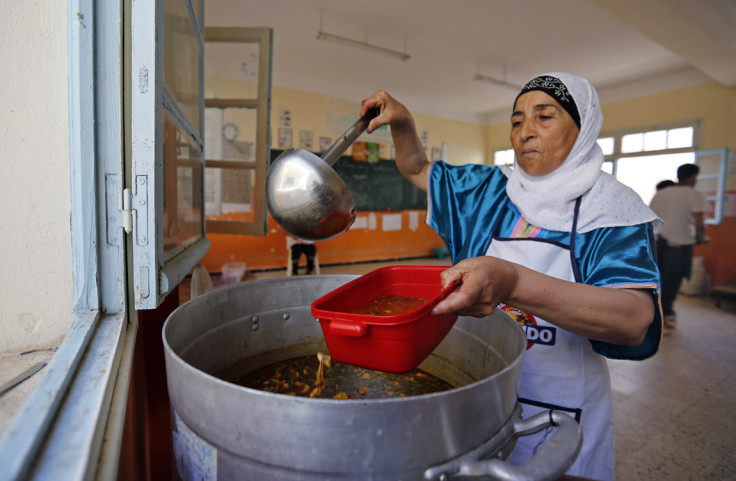 A cook serves a soup called "Chorba" before breaking fast in Algeria