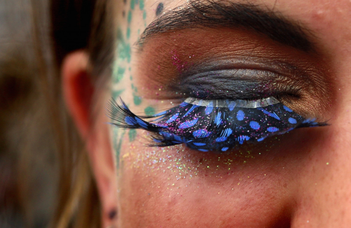 glasto eye make up glasto eye make up