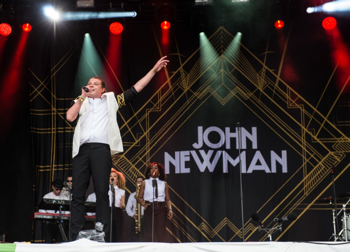 Glasto John Newman Glasto John Newman