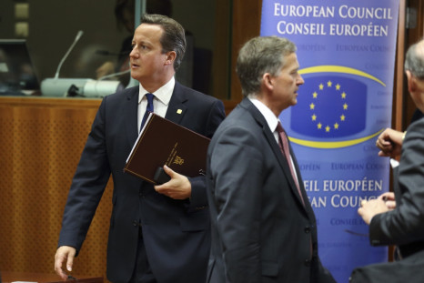 British Prime Minister David Cameron EU Jean-Claude Juncker