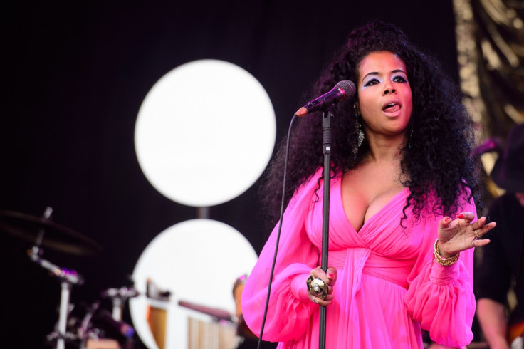 US singer Kelis performs on the Pyramid Stage, on the second day of the Glastonbury Festival
