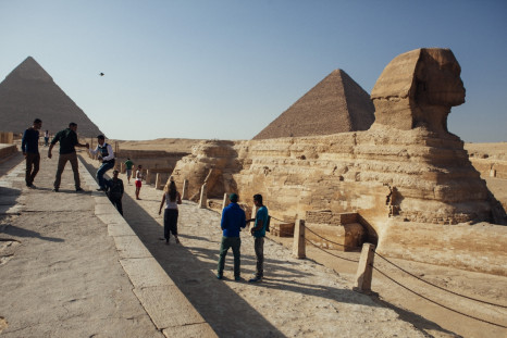 4. The Pyramids of Giza, one of the seven wonders of the ancient world and built around 2600 B.C