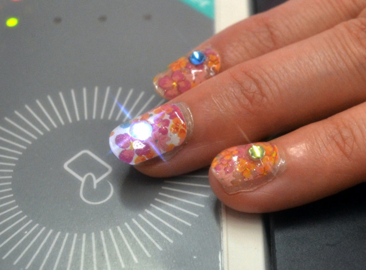 Lumi Deco Nails - false nail stickers that light up from NFC radio waves