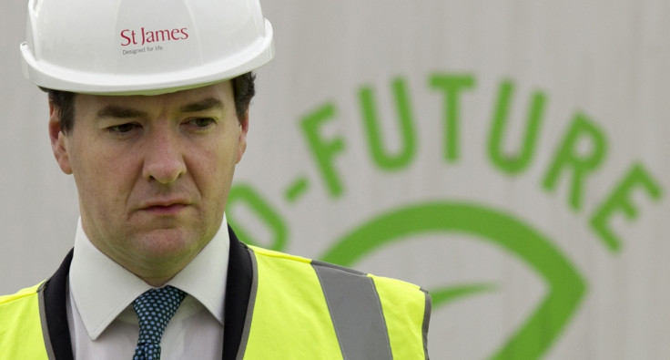 George Osborne hard hat