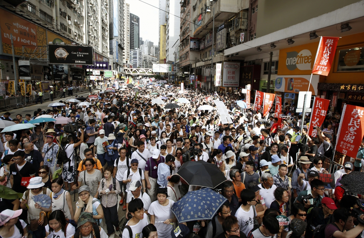 Hong Kong: 500,000 Protest Against Beijing in Pro-Democracy Rally