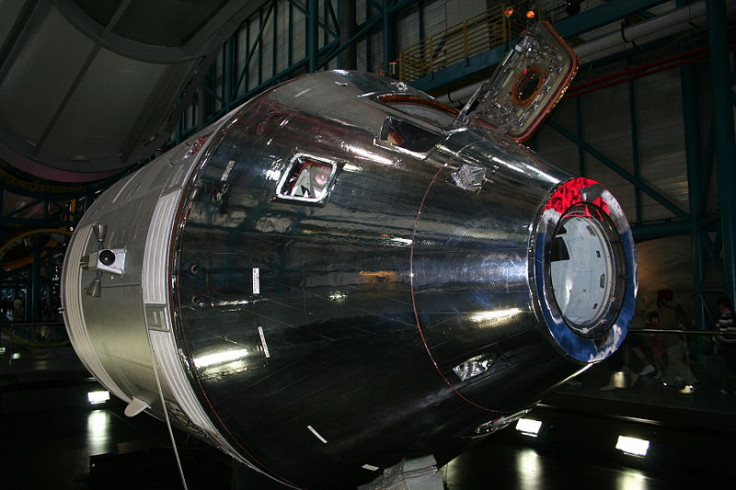 Apollo Command/Service Module CSM-119, on display at the Apollo/Saturn V Center in Florida