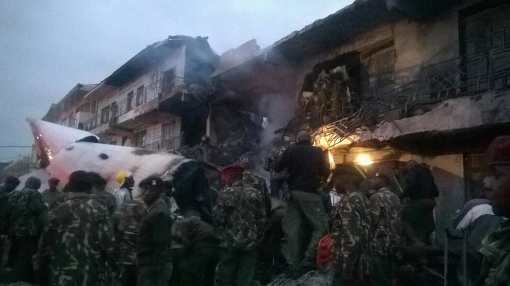 Kenya Cargo Plane Crashes into Buildings in Nairobi Killing all Four on Board