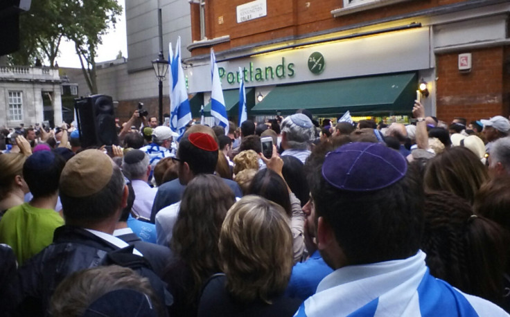 Israeli Embassy Vigil in UK