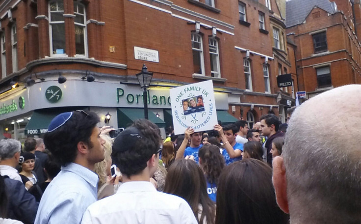 Israeli Embassy Vigil in UK