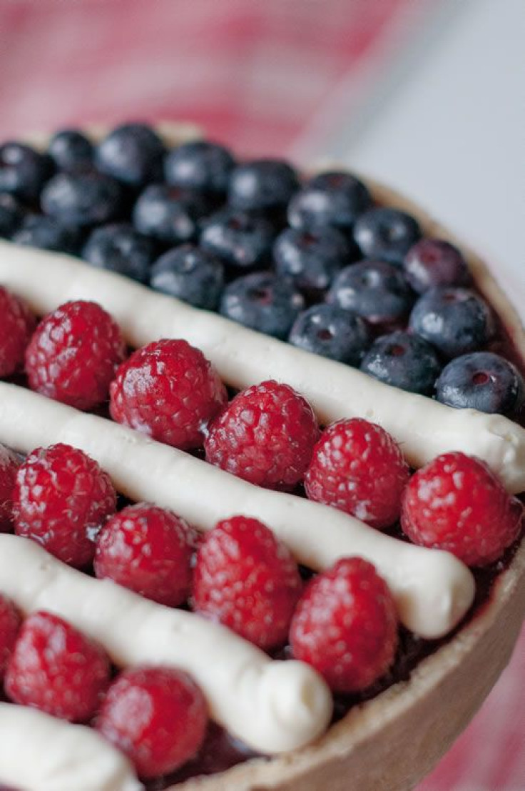 American flag pie