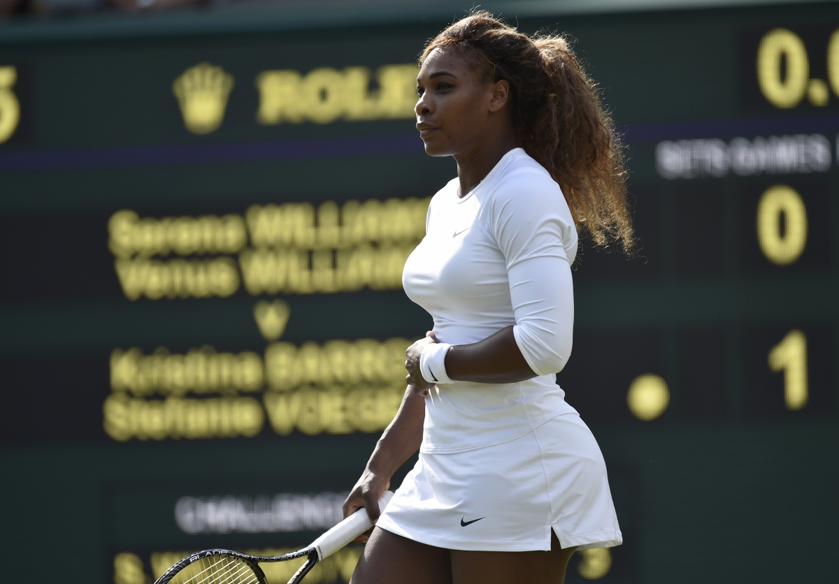 Serena Williams Wimbledon Exit: Tabloid Claims Tennis Star is Pregnant with Coach's Baby1200 x 836