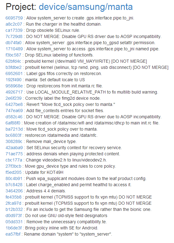 New Developer Changelog Reveals AOSP Changes from Android 4.4.2 (KOT49H) to L Developer Preview (LPV79) New Developer Changelog Reveals AOSP Changes from Android 4.4.2 (KOT49H) to L Developer Preview (LPV79)