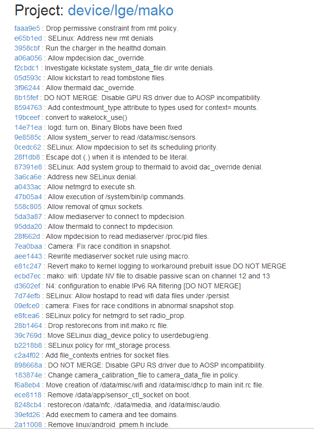 New Developer Changelog Reveals AOSP Changes from Android 4.4.2 (KOT49H) to L Developer Preview (LPV79) New Developer Changelog Reveals AOSP Changes from Android 4.4.2 (KOT49H) to L Developer Preview (LPV79)