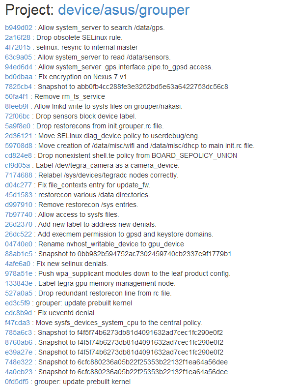 New Developer Changelog Reveals AOSP Changes from Android 4.4.2 (KOT49H) to L Developer Preview (LPV79) New Developer Changelog Reveals AOSP Changes from Android 4.4.2 (KOT49H) to L Developer Preview (LPV79)