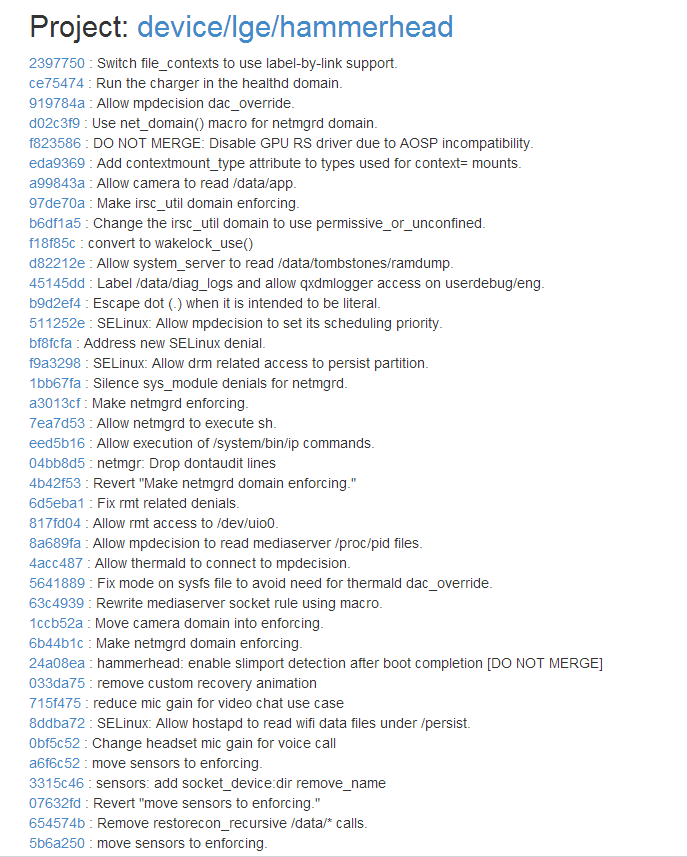 New Developer Changelog Reveals AOSP Changes from Android 4.4.2 (KOT49H) to L Developer Preview (LPV79) New Developer Changelog Reveals AOSP Changes from Android 4.4.2 (KOT49H) to L Developer Preview (LPV79)