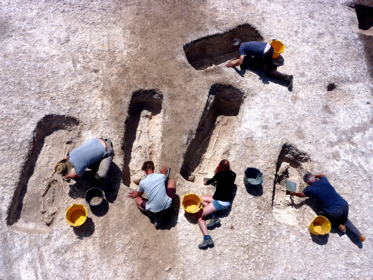 Skeletons of Roman family found in Dorset 1