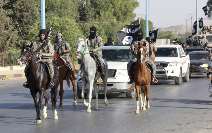 Islamic State militants in Syria