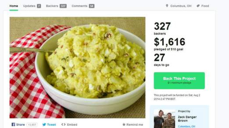 Crowd funded potato salad project