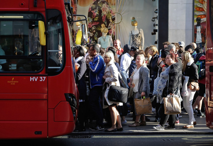 Shoppers in London's Oxford Street (Getty)