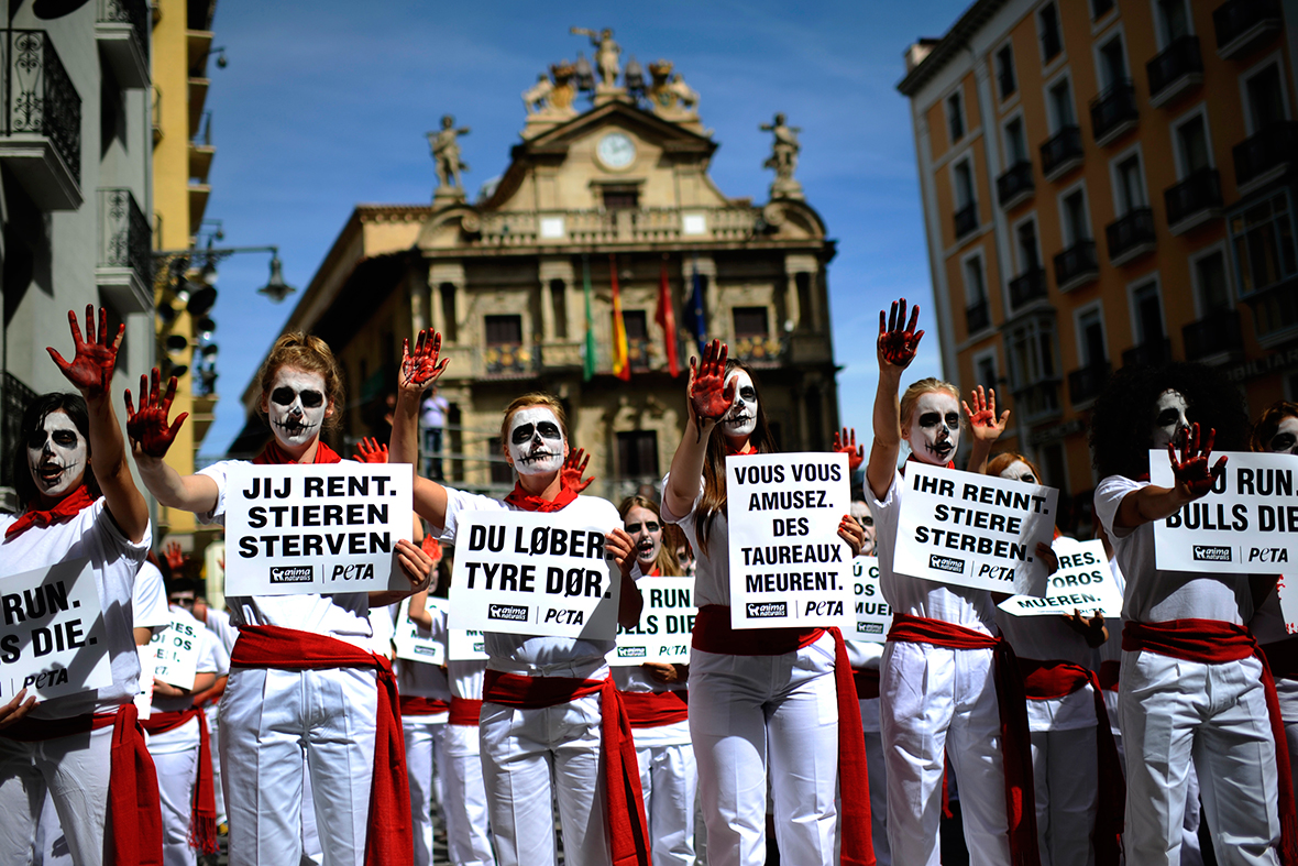 pamplona protest
