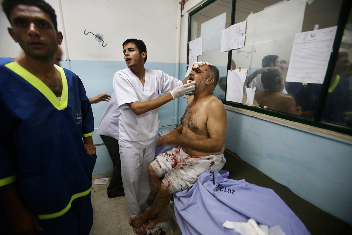 gaza injured man