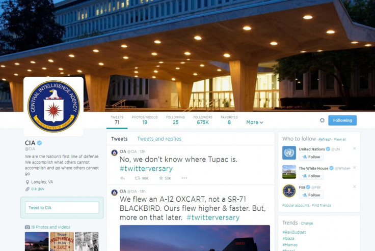 The CIA is now on Twitter