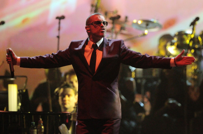 British singer George Michael performs on stage British singer George Michael performs on stage