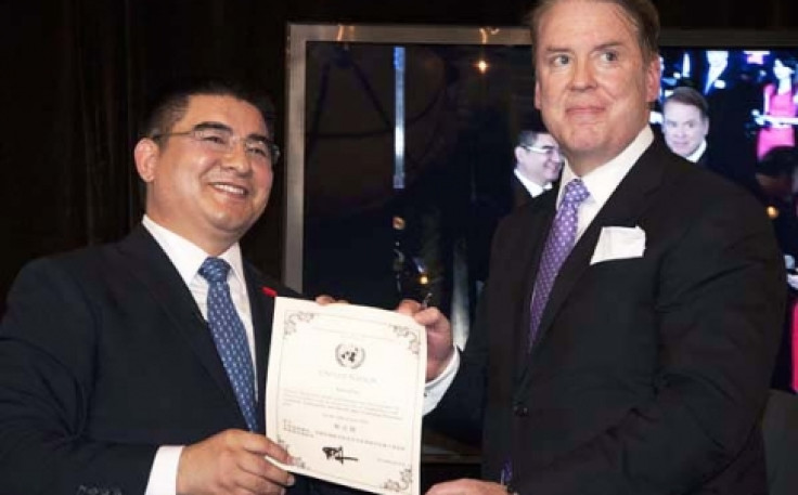 Patrick Donohue Chen Guangbiao Philanthropy award UN