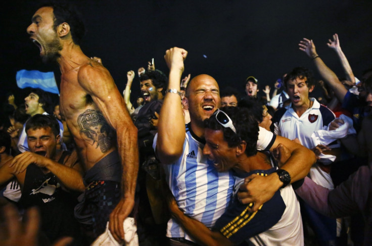 Jubilation as Argentina are through to the World Cup Final 2014