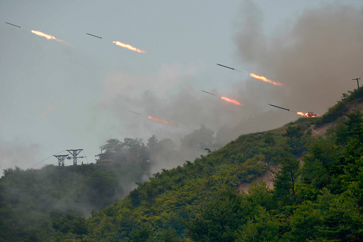 north korea rockets