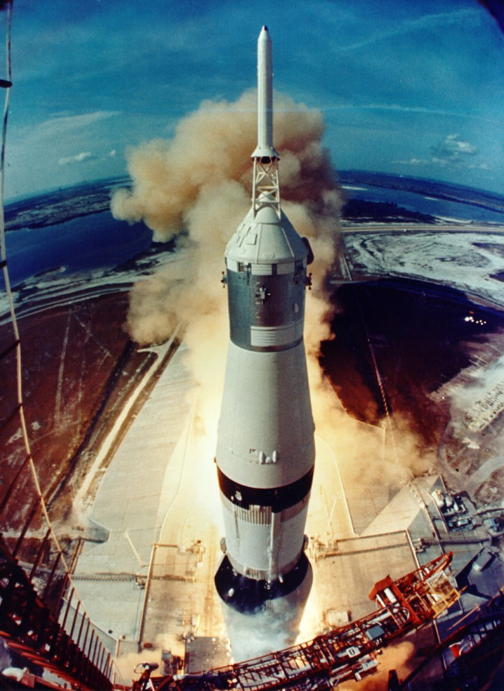 Moon landing launch rocket