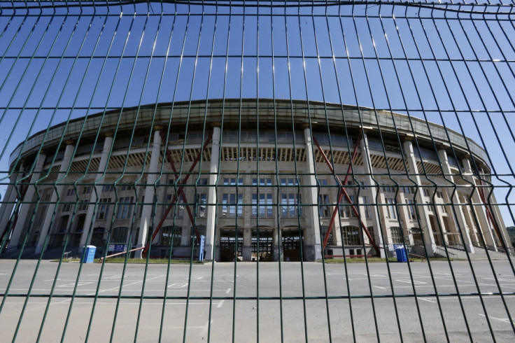 A general view of the Luzhniki Stadium is seen in Moscow