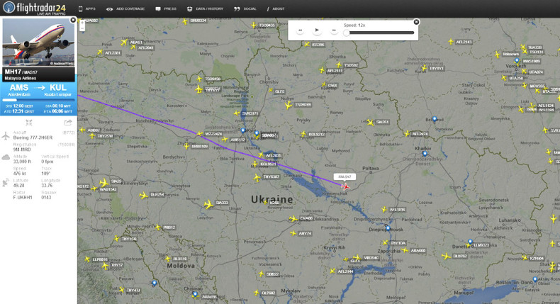 Malaysia Airlines plane Ukraine