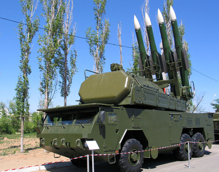 Buk-M2E soviet vehicle-mounted missile launcher