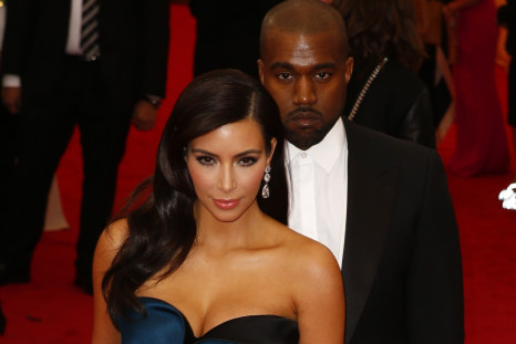 Kim Kardashian and  Kanye West