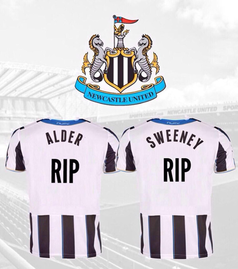 Newcastle United said two of its fans who were flying to watch the team's tour of New Zealand were also among the dead. The club's website named the supporters as John Alder and Liam Sweeney
