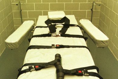 The execution chamber in the Arizona prison in Florence (Getty)