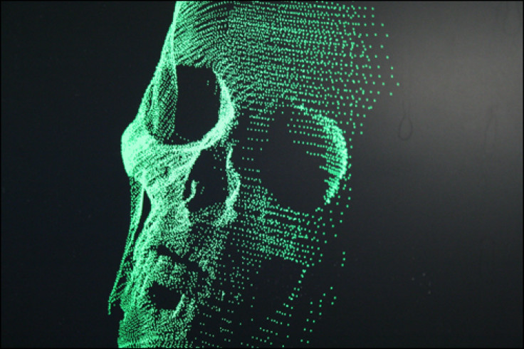 Digitally scanned image of a skull (FBI)